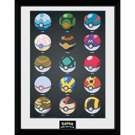 Pokemon - Pokeballs Collector Print