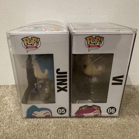 Jinx Figure Vi Figure Jinx Funko Pop League Of Legends Figure Arcane