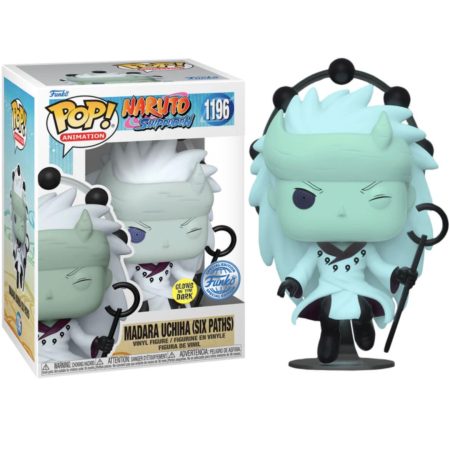 Madara Uchiha Six Paths glows in the dark funko pop