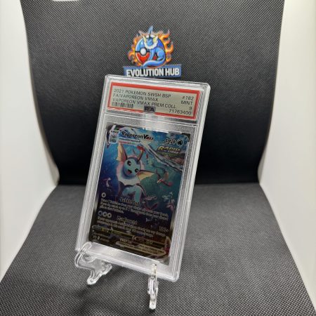 Pokemon Sword and Shield Promo Vaporeon VMAX  SWSH182 PSA 9