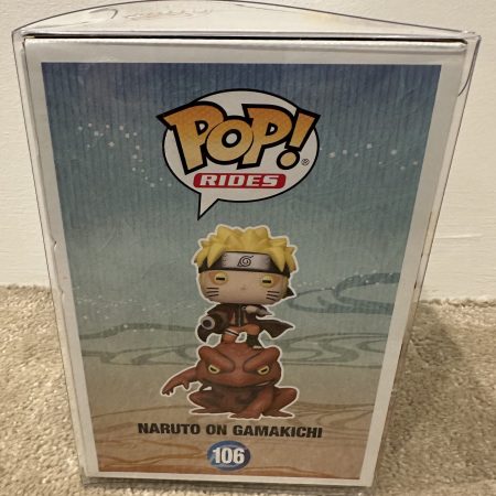 Funko Pop Rides Naruto on Gamakichi #106 Hot Topic Exclusive Vinyl Figure SIGNED