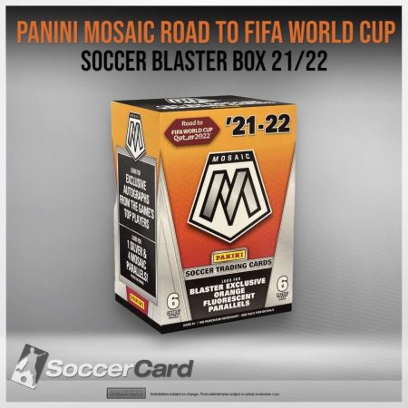 Panini Mosaic Road to FIFA World Cup  Soccer 6-Pack Blaster Box ( Orange Fluorescent Parallels ) - Sealed