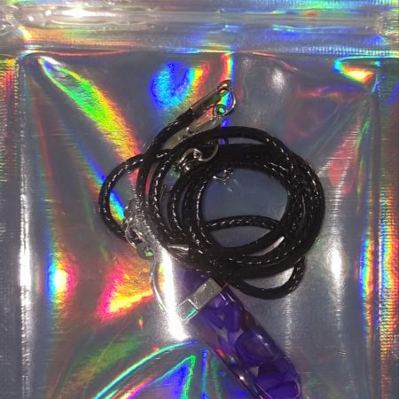 Dark purple marble necklace
