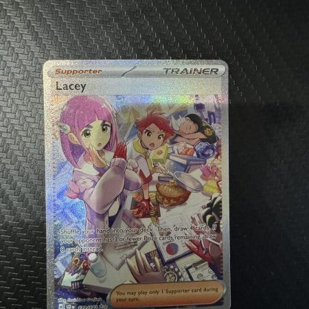 charmander #44 + Gastly #177/162 + Iron Crown #206/162 + Ralts #211/198 + Lacey #172/142 (5 total Pokémon cards)