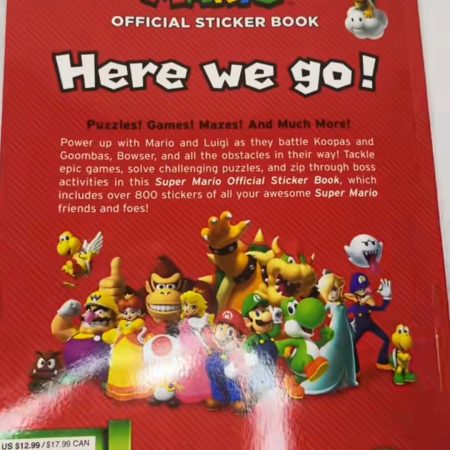 Super Mario Official Sticker Book (Nintendo®): Over 800 Stickers!