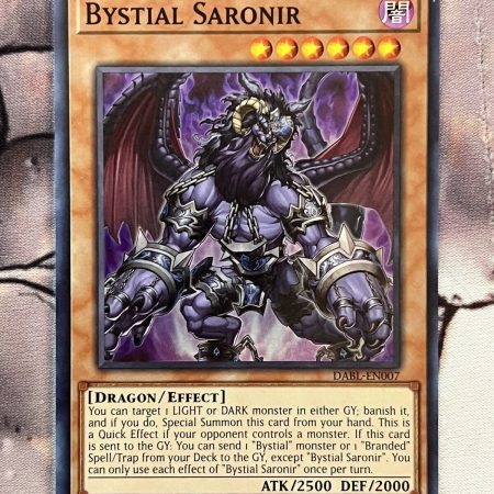 Bystial Saronir - DABL-EN007 - Super Rare 1st Edition