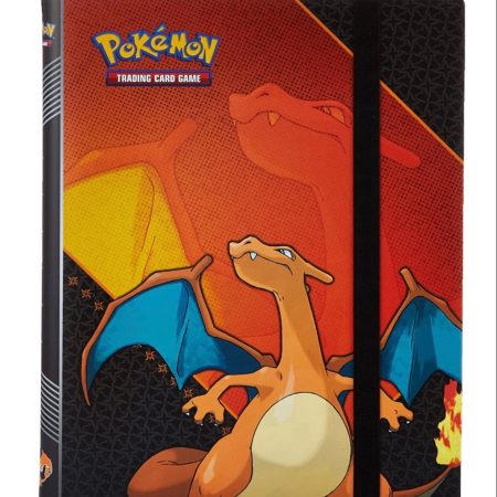 Ultra Pro Pokemon: Charizard 9-Pocket Full-View PRO Binder Red hold up to 900 card