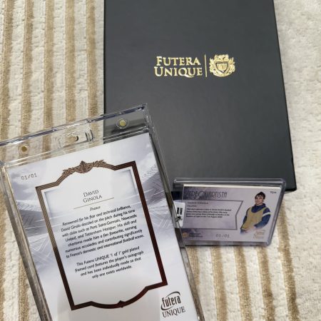 David Ginola 1 of 1 auto + Memorabilia