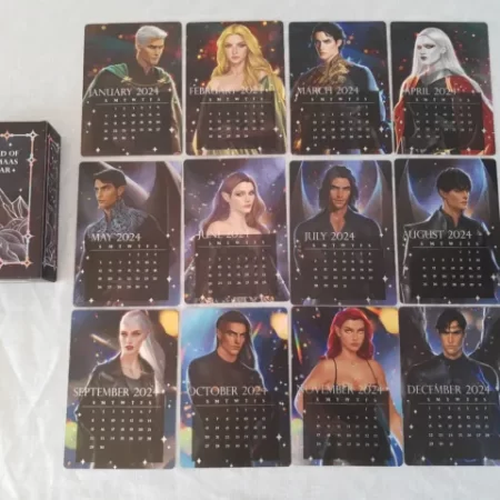 The World Of Sarah J Maas Foiled Desk Calendar, 2024, Fairyloot Exclusive, Seald