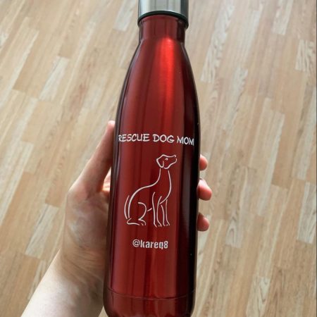 Rescue dog mom bottle