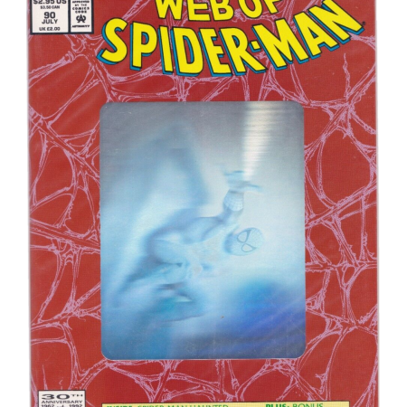 Factory Sealed Web of Spider-Man #90 First Printing (1985 1st Series Marvel)