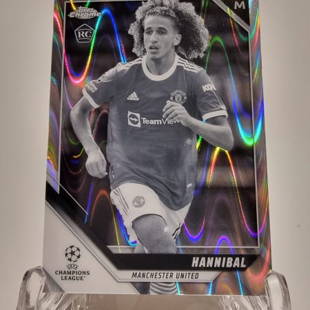 TOPPS CHAMPIONS LEAGUE CHROME 2021-2022 BLACK AND WHITE RAYWAVES
