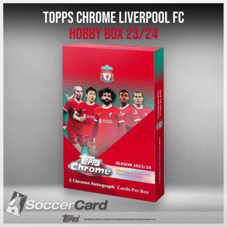 Topps Chrome Liverpool FC Hobby Box 2023/2024 - Sealed