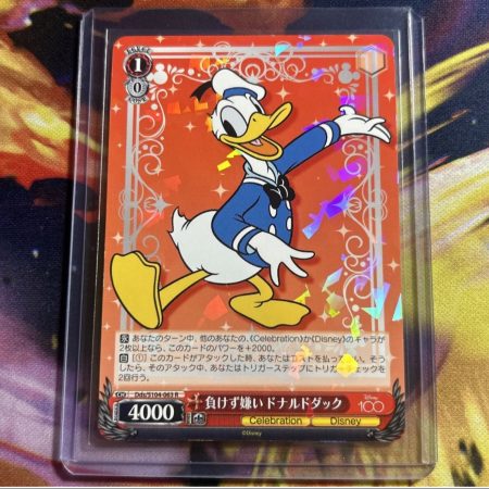 Weiss Schwarz Disney 100 Dds/S104-063 R Japanese Holo - Donald Duck