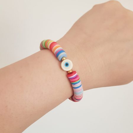 Evil eye bracelet chunky