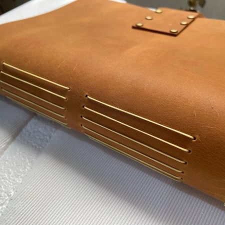 Vintage leather handmade notebook