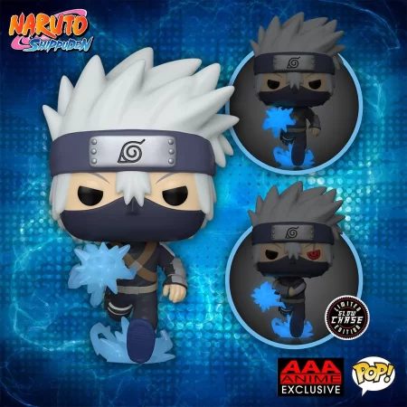 Naruto-Kakashi hatake glow-in-the-dark funko pop