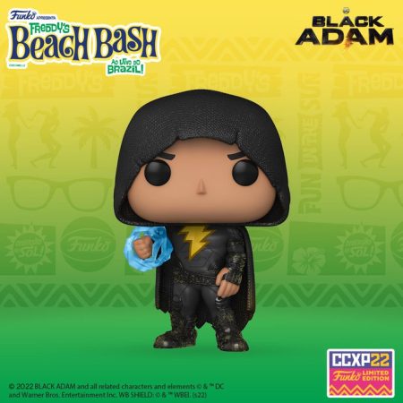 Black Adam funko pop CCXP22 con sticker
