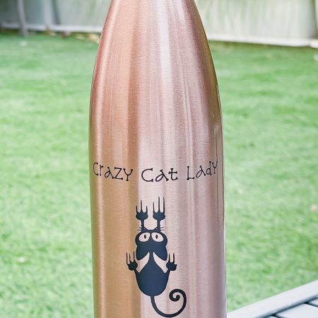 Crazy cat lady bottle