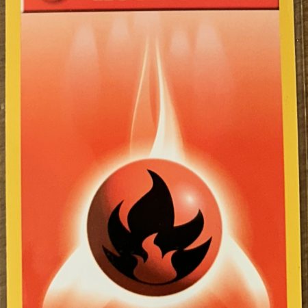 Pokemon Fire Energy Base Set Unlimited 98/102 Trading Card Vintage 1999