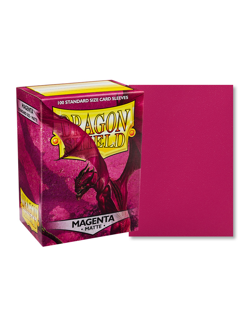 Dragon Shield Matte Magenta - Standard Size Sleeves 100 ct