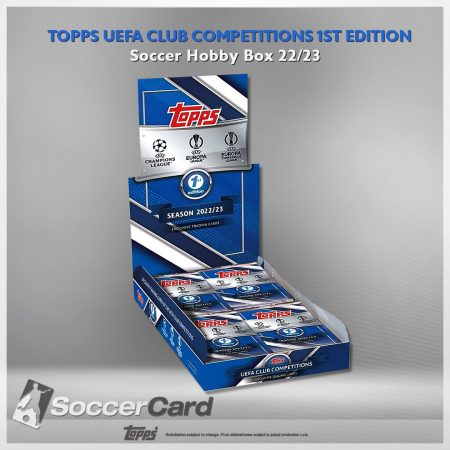 Topps UEFA Club Competitions 1st Edition Soccer Hobby Box 22/23 - Sealed