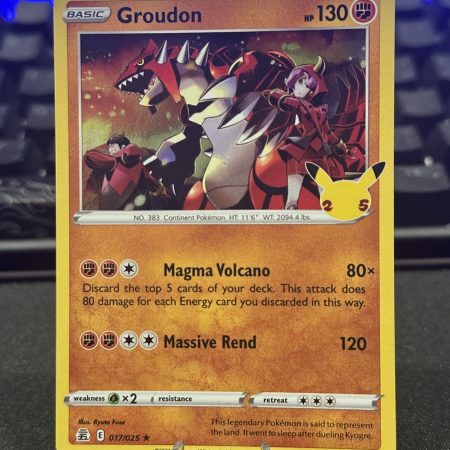 Groudon Holo Rare #17