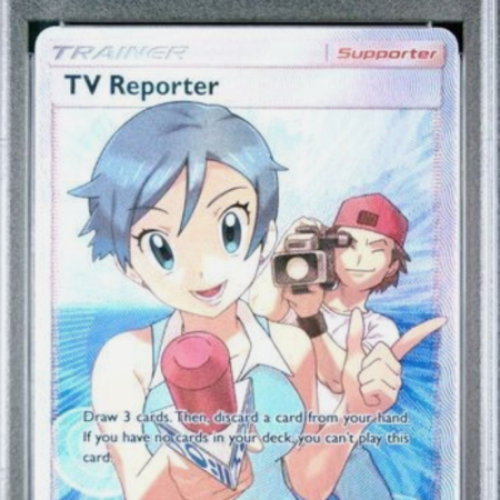 PSA 10 - TV REPORTER FULL ART 167/168 - Celestial Storm