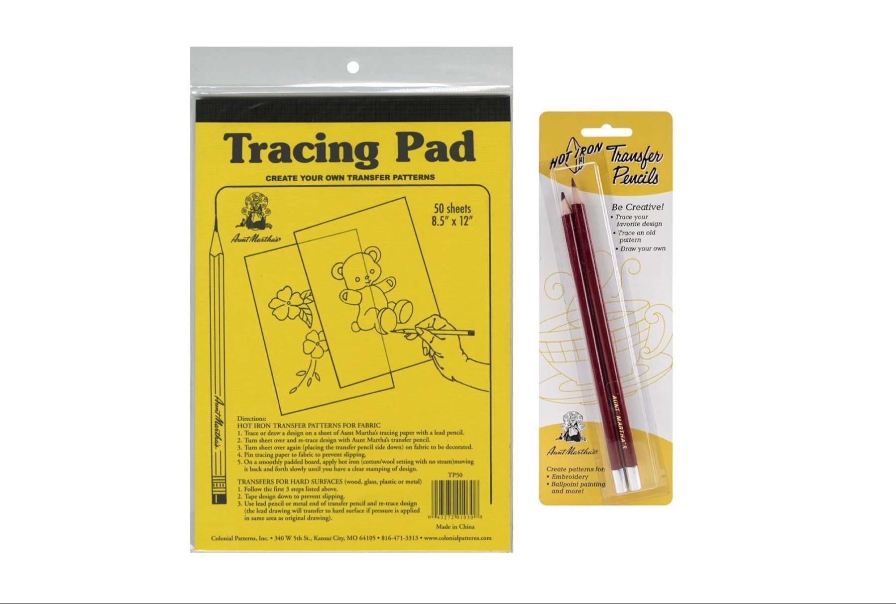 Tracing Kit (Tracing Papers + Transfer Pencils) - Vendito