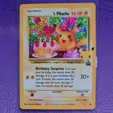 Birthday Pikachu - Celebrations: Classic Collection