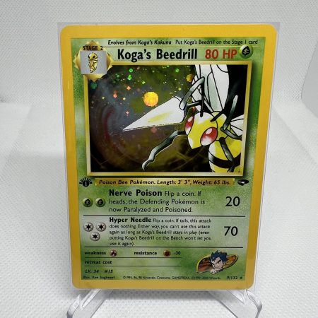 Koga's Beedrill [1st Edition] #9 Pokemon Gym Challenge