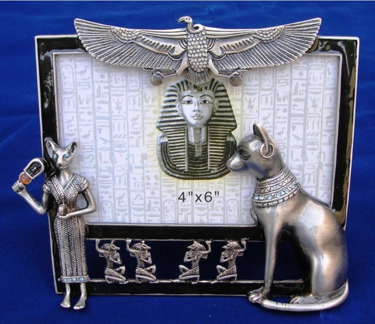 Ancient Egyptian Photo frame with Anubis