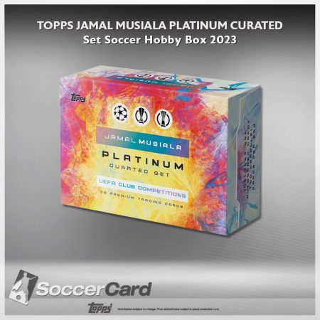 Topps Jamal Musiala Platinum Curated Set Soccer Hobby Box 2023 - Sealed