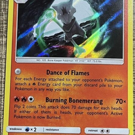 Alolan Marowak - 12/111 - Holo Rare 2017