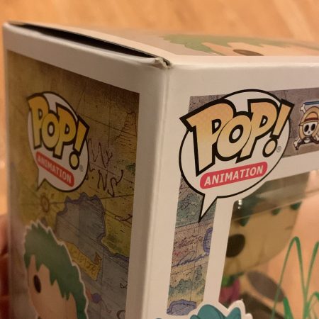 One Piece OG Zoro funko signed by Mackenyu