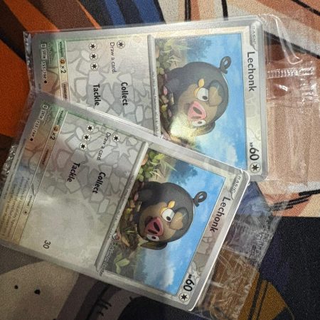 Pokemon Center Stamped Lechonk 155/198 SV1 PROMO Card SEALED
