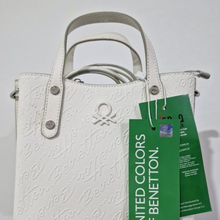 Benetton white bag