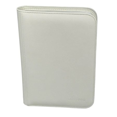 Vivid 4-Pocket Zippered PRO-Binder- white (160)