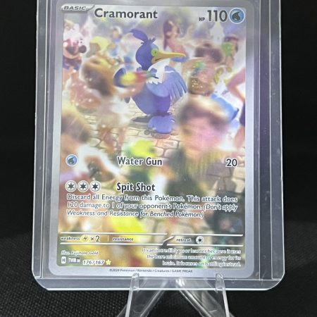 Cramorant Twilight Masquerade #176/167 Illustration Rare Pokemon Card R2-411