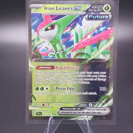 Pokemon TGC Iron Leaves ex #25 Pokemon Temporal Forces