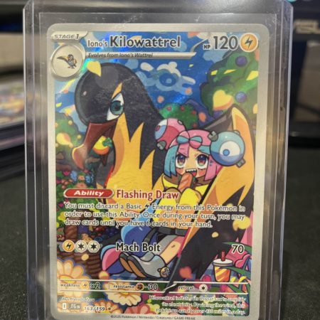 Iono's Kilowattrel 163/159 Sv09: Journey Together Holo Illustration Rare