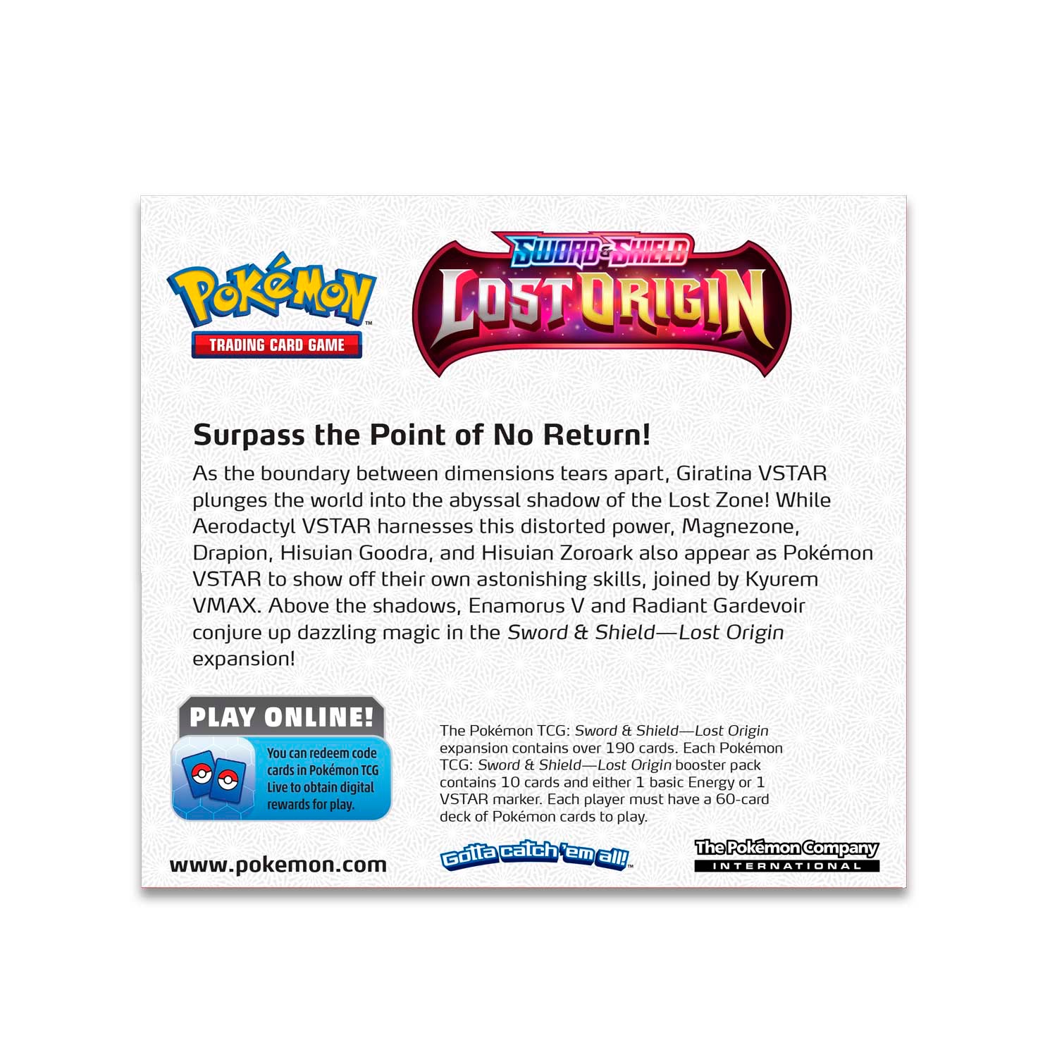 Pokémon TCG: Lost Origin Booster Box