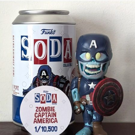 Funko SODA MARVEL What If...? Zombie Captain America Common 1/10500 Vinyl Figure