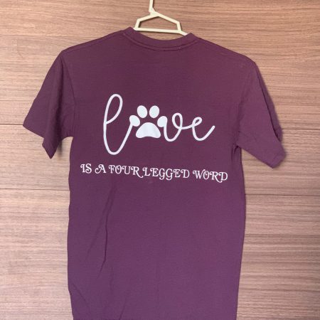 Love is a four-legged word tshirt