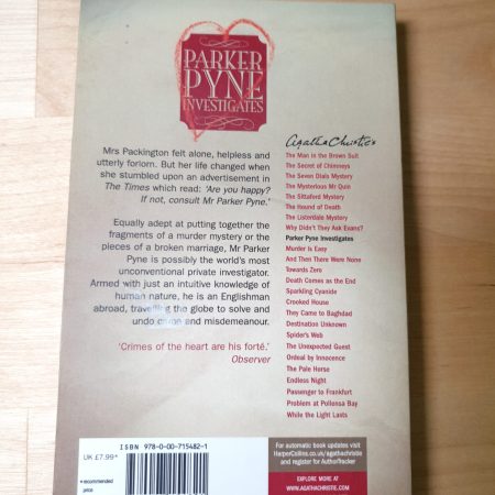 Parker Payne Investigates by Agatha Christie