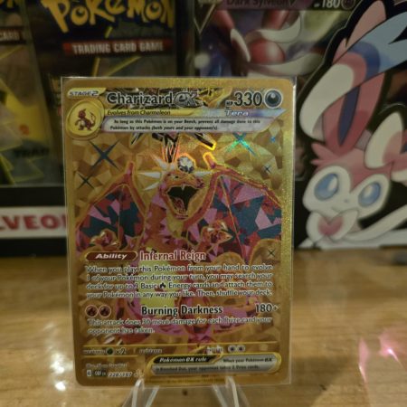 Charizard ex 228/197 Obsidian Flames Gold Secret Rare NM Pokemon Card