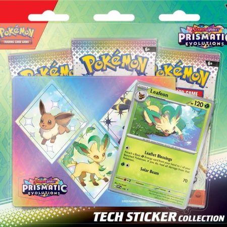 Prismatic Evolutions Tech Sticker Collection Leafeon