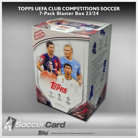 Topps UEFA Club Competition Soccer 7-Pack Blaster Box 23/24 - Sealed