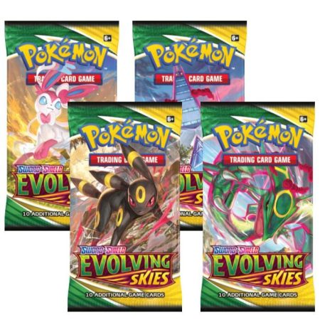 Evolving Skies Booster Pack Art Bundle [Set of 4]