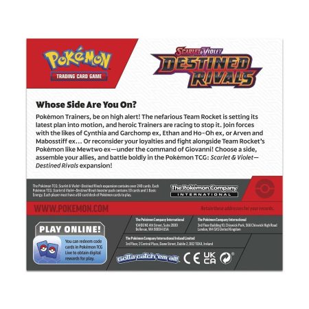 Scarlet & Violet-Destined Rivals Booster Display Box (36 Packs)